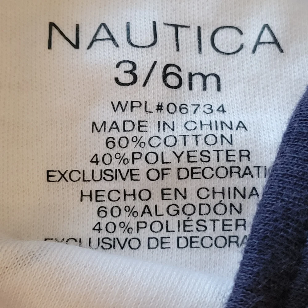 Nautica Onsie set Boys size 3-6